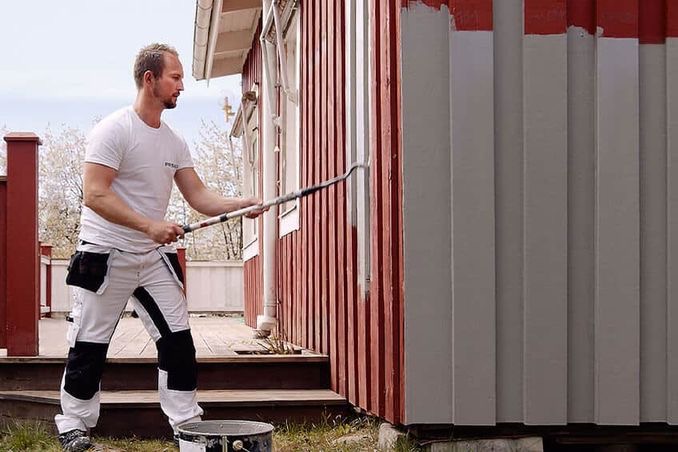 Fasadrenovering - Högkvalitativ målning