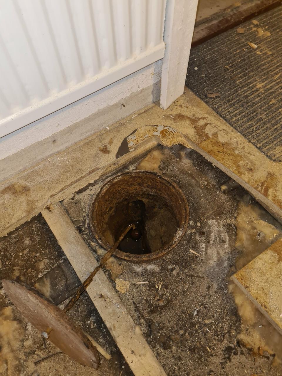 Byte av gjutjärnsbrunn - Exempel 2